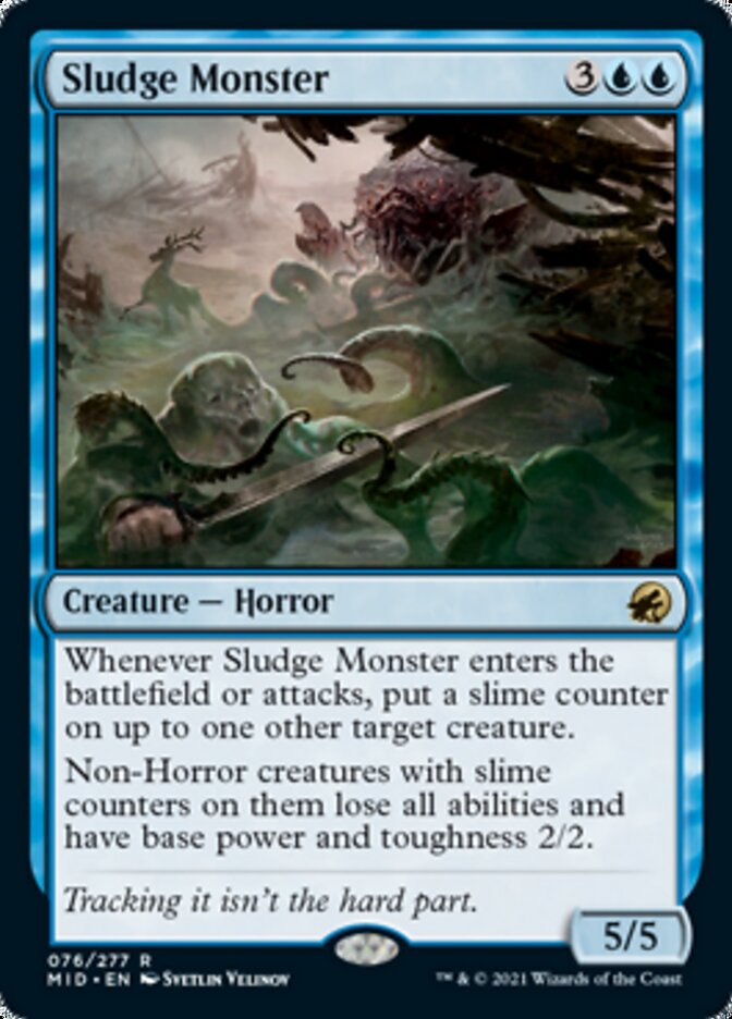 Sludge Monster [Innistrad: Midnight Hunt] | Exor Games Bridgewater