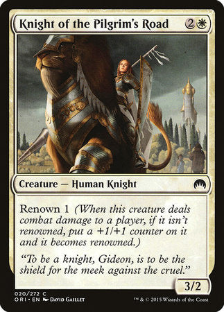 Knight of the Pilgrim's Road [Magic Origins] | Exor Games Bridgewater