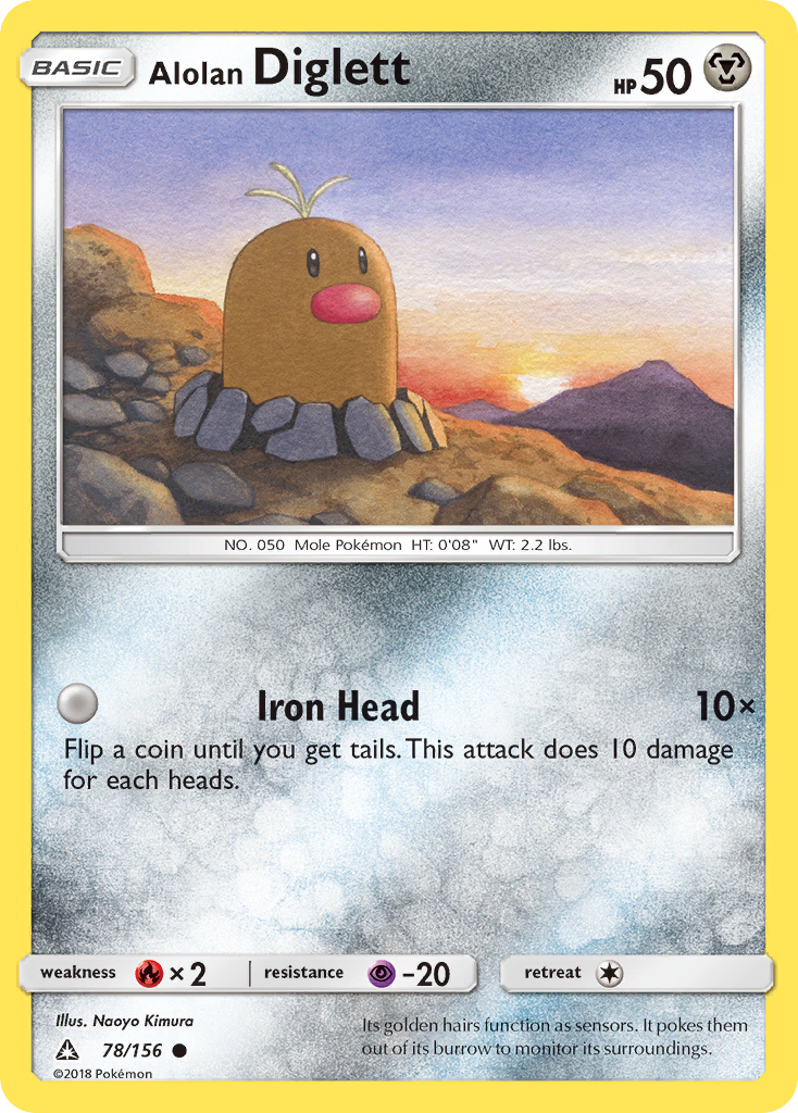 Alolan Diglett (78/156) [Sun & Moon: Ultra Prism] | Exor Games Bridgewater