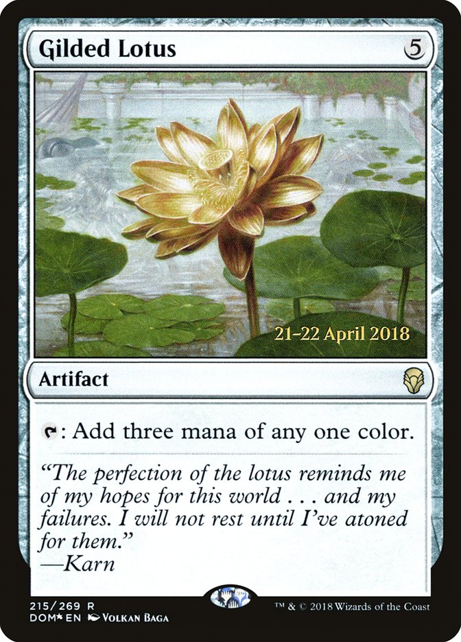 Gilded Lotus  [Dominaria Prerelease Promos] | Exor Games Bridgewater