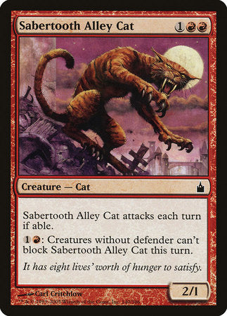 Sabertooth Alley Cat [Ravnica: City of Guilds] | Exor Games Bridgewater