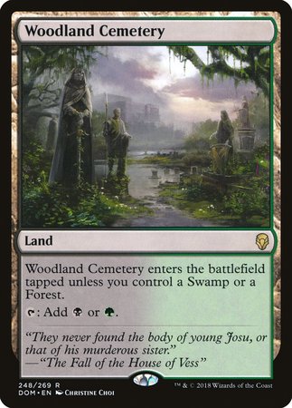 Woodland Cemetery [Dominaria] | Exor Games Bridgewater