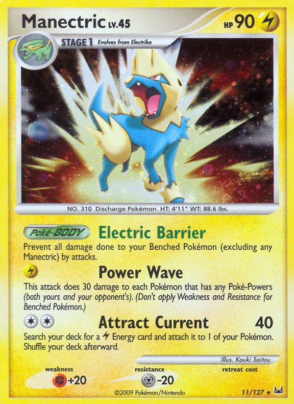 Manectric (11/127) [Platinum: Base Set] | Exor Games Bridgewater