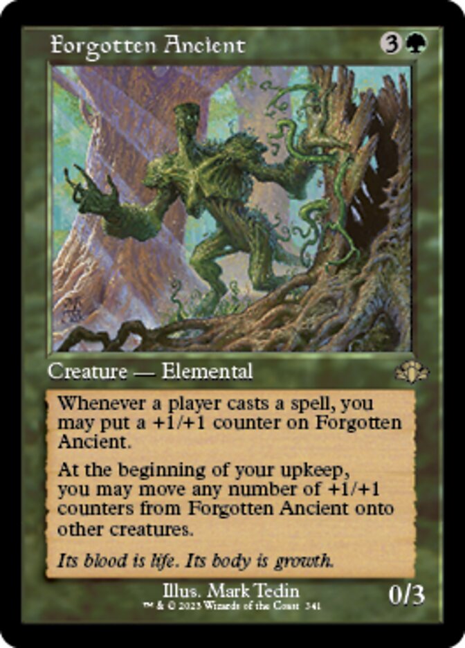 Forgotten Ancient (Retro) [Dominaria Remastered] | Exor Games Bridgewater