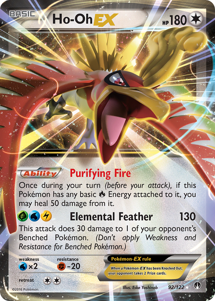 Ho-Oh EX (92/122) [XY: BREAKpoint] | Exor Games Bridgewater