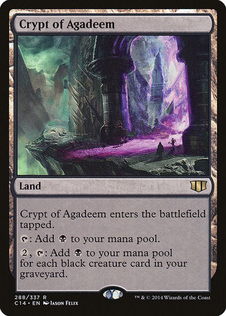 Crypt of Agadeem [Commander 2014] | Exor Games Bridgewater