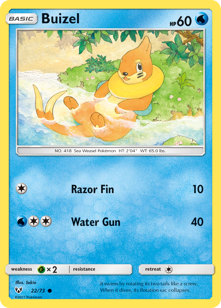 Buizel (22/73) [Sun & Moon: Shining Legends] | Exor Games Bridgewater