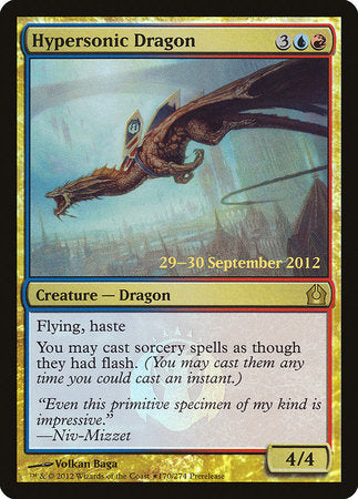 Hypersonic Dragon [Return to Ravnica Promos] | Exor Games Bridgewater