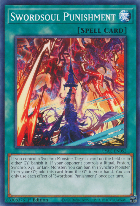 Swordsoul Punishment [CYAC-EN052] Common | Exor Games Bridgewater
