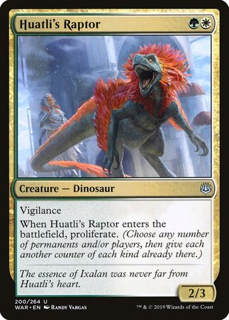 Huatli's Raptor [War of the Spark] | Exor Games Bridgewater