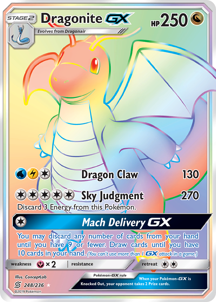 Dragonite GX (248/236) [Sun & Moon: Unified Minds] | Exor Games Bridgewater