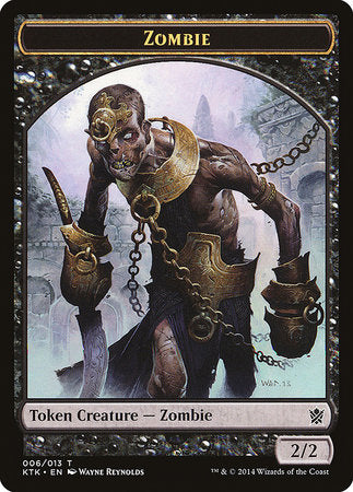 Zombie Token [Khans of Tarkir Tokens] | Exor Games Bridgewater