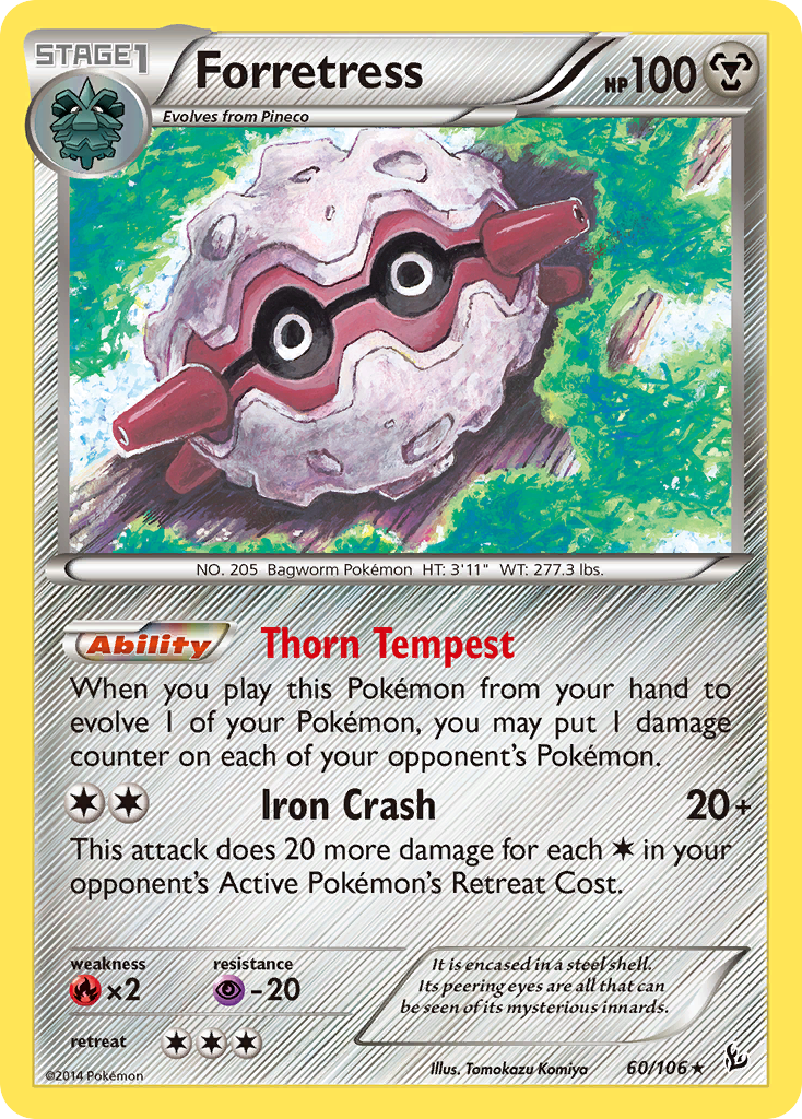 Forretress (60/106) [XY: Flashfire] | Exor Games Bridgewater