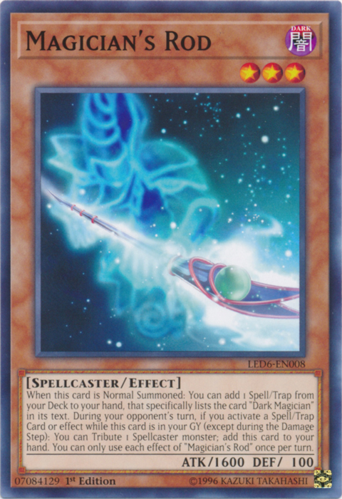 Magician's Rod [LED6-EN008] Common | Exor Games Bridgewater