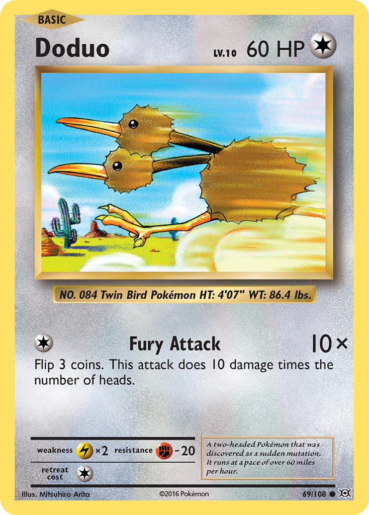 Doduo (69/108) [XY: Evolutions] | Exor Games Bridgewater