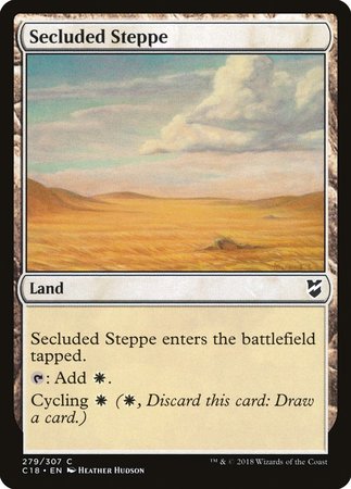 Secluded Steppe [Commander 2018] | Exor Games Bridgewater