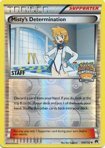 Misty's Determination (104/122) (Regional Championship Promo Staff) [XY: BREAKpoint] | Exor Games Bridgewater