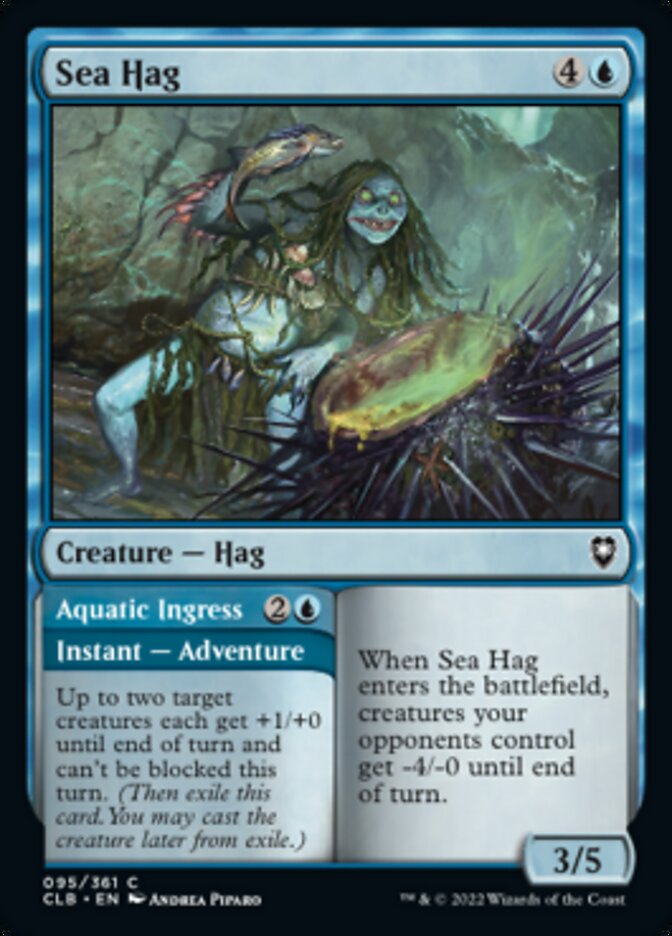 Sea Hag // Aquatic Ingress [Commander Legends: Battle for Baldur's Gate] | Exor Games Bridgewater