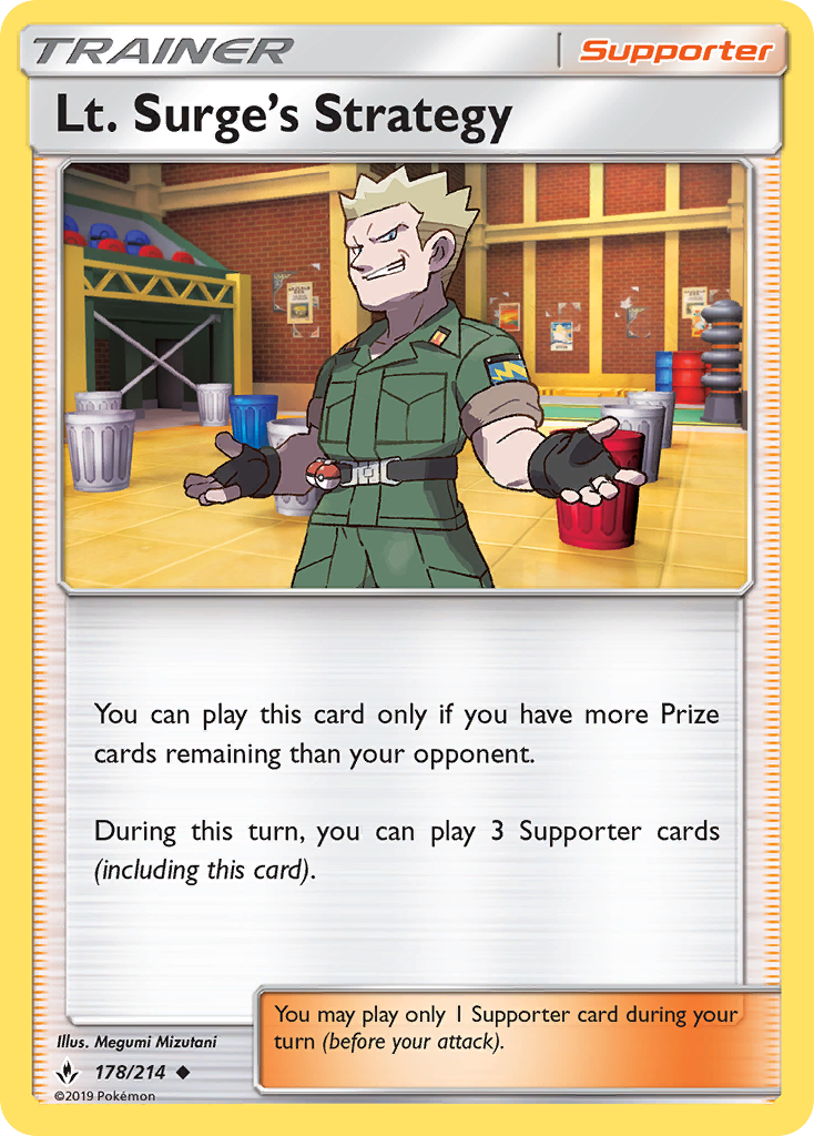 Lt. Surge's Strategy (178/214) [Sun & Moon: Unbroken Bonds] | Exor Games Bridgewater