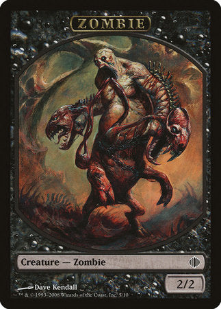 Zombie Token [Shards of Alara Tokens] | Exor Games Bridgewater