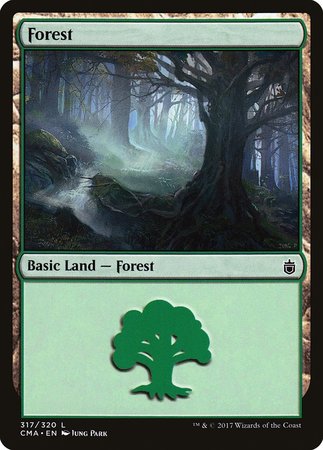 Forest (317) [Commander Anthology] | Exor Games Bridgewater