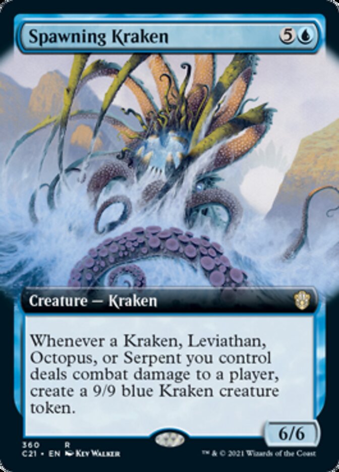 Spawning Kraken (Extended) [Commander 2021] | Exor Games Bridgewater