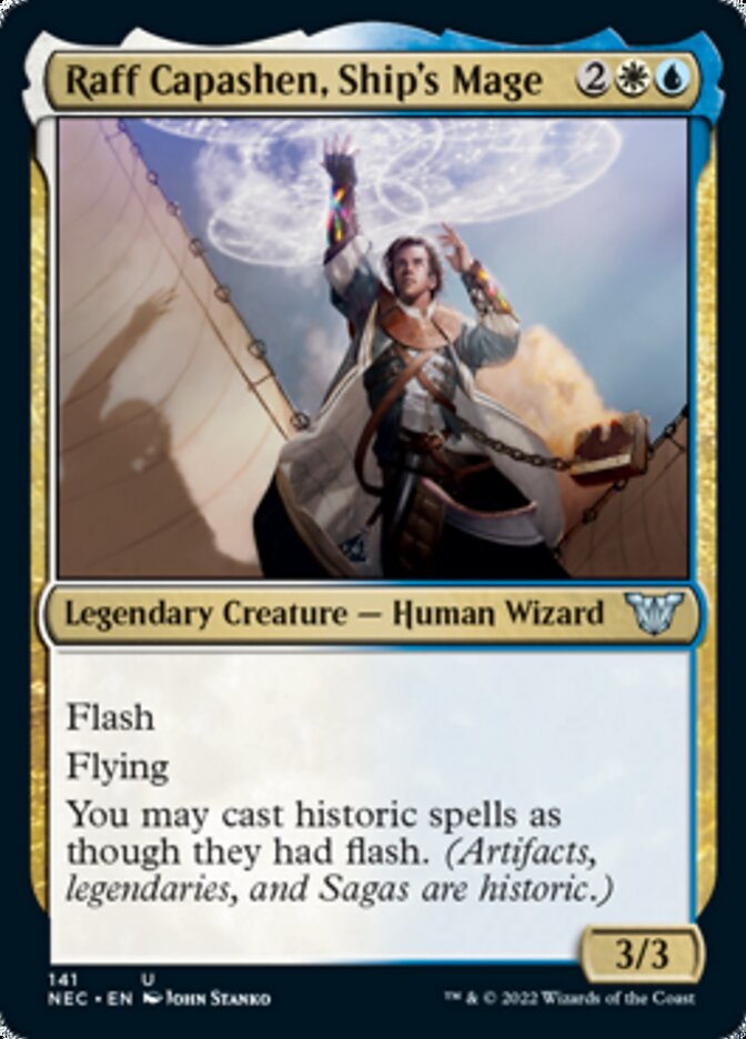 Raff Capashen, Ship's Mage [Kamigawa: Neon Dynasty Commander] | Exor Games Bridgewater