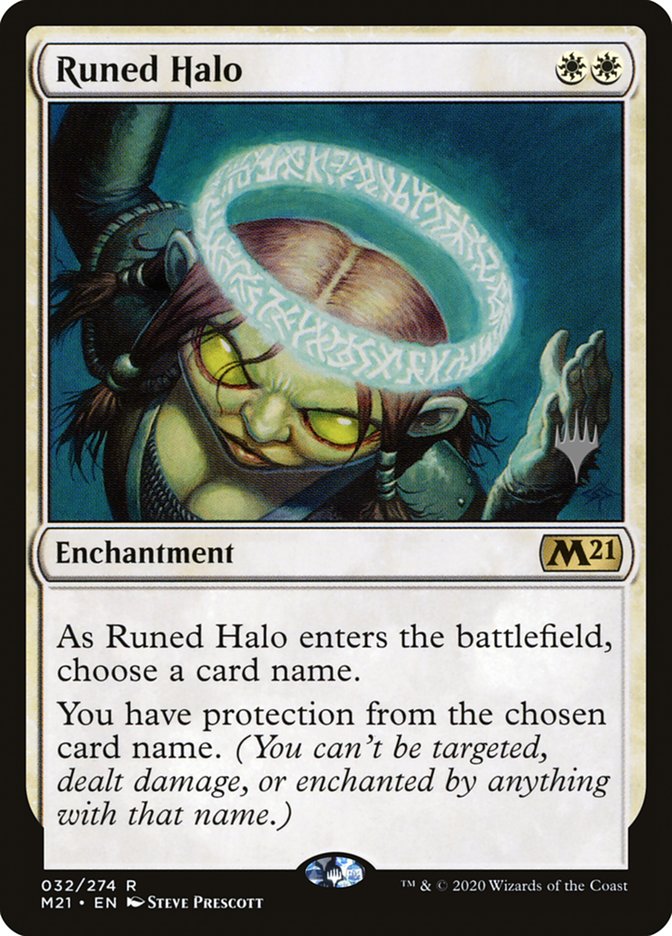 Runed Halo (Promo Pack) [Core Set 2021 Promos] | Exor Games Bridgewater