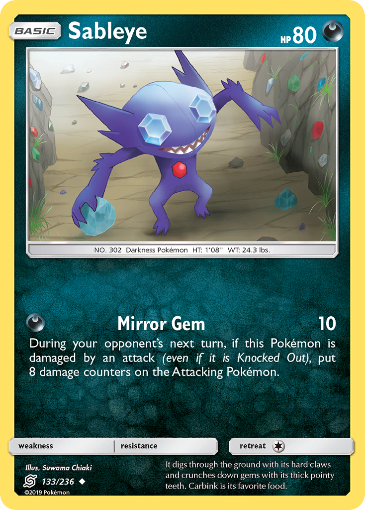 Sableye (133/236) [Sun & Moon: Unified Minds] | Exor Games Bridgewater