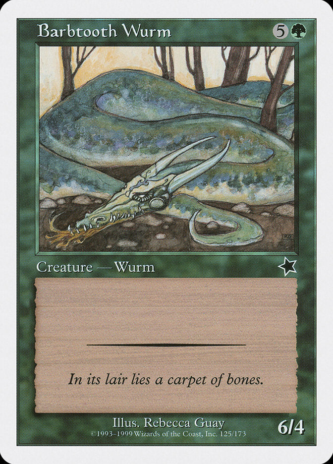 Barbtooth Wurm [Starter 1999] | Exor Games Bridgewater