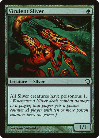 Virulent Sliver [Premium Deck Series: Slivers] | Exor Games Bridgewater