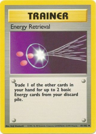 Energy Retrieval (81/102) [Base Set Unlimited] | Exor Games Bridgewater