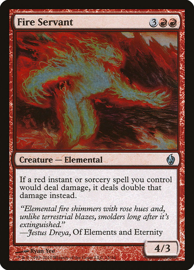 Fire Servant [Premium Deck Series: Fire and Lightning] | Exor Games Bridgewater