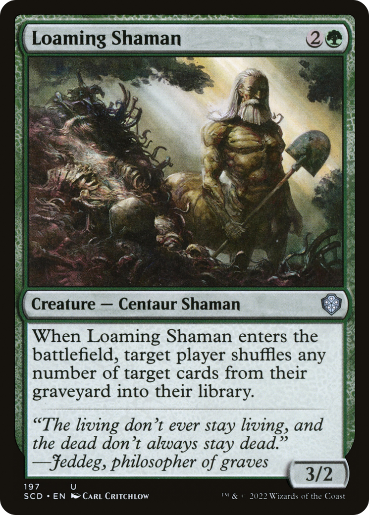 Loaming Shaman [Starter Commander Decks] | Exor Games Bridgewater