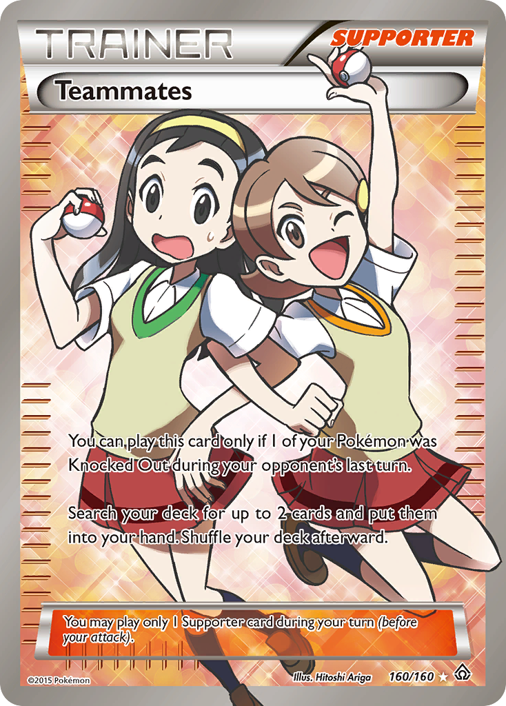 Teammates (160/160) [XY: Primal Clash] | Exor Games Bridgewater