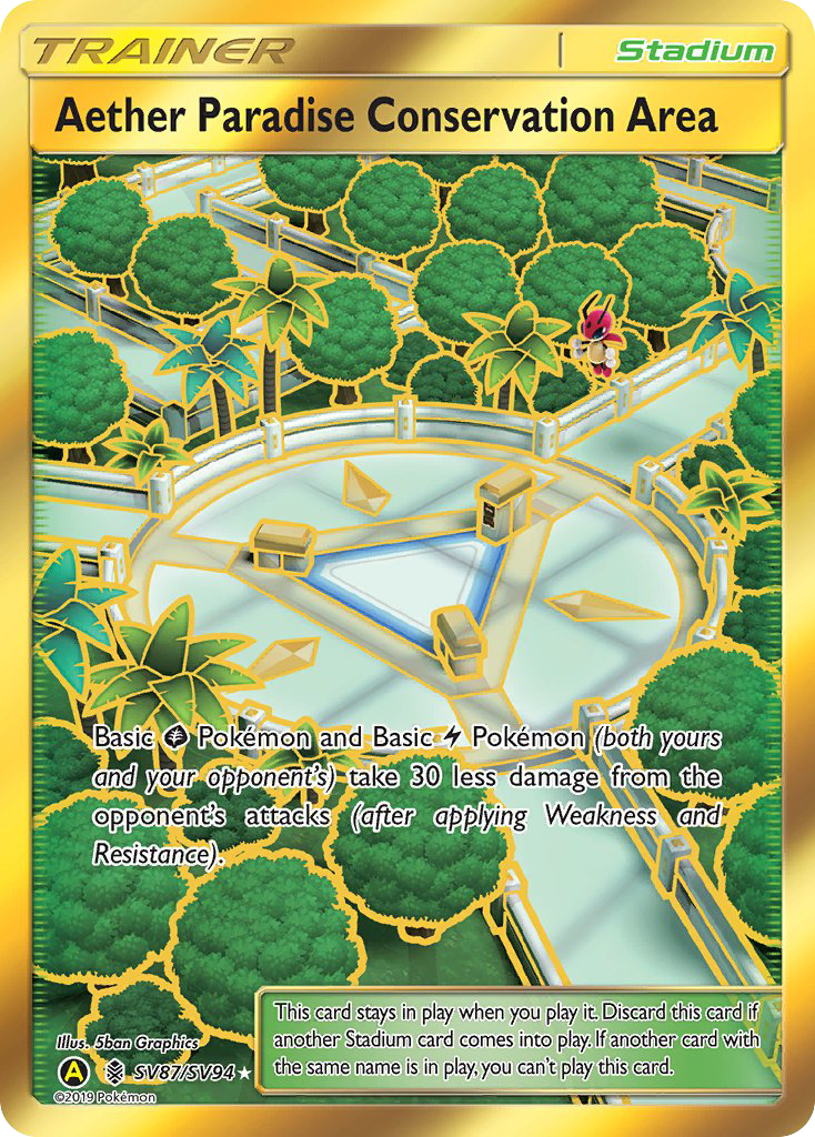 Aether Paradise Conservation Area (SV87/SV94) [Sun & Moon: Hidden Fates - Shiny Vault] | Exor Games Bridgewater