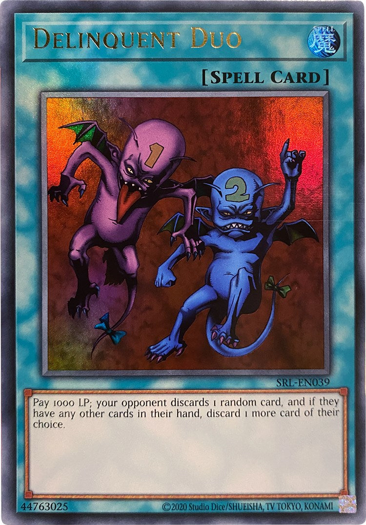 Delinquent Duo (25th Anniversary) [SRL-EN039] Ultra Rare | Exor Games Bridgewater