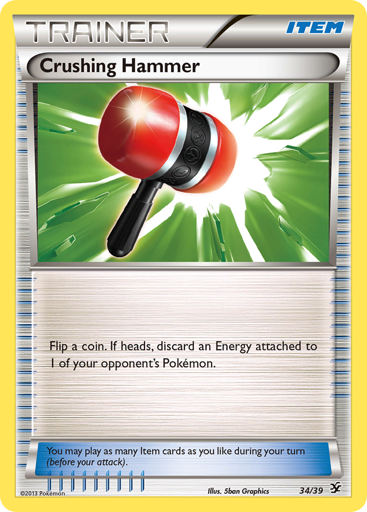 Crushing Hammer (34/39) [XY: Kalos Starter Set] | Exor Games Bridgewater