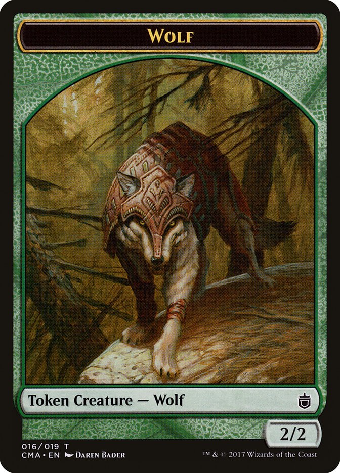 Wolf (016/019) [Commander Anthology Tokens] | Exor Games Bridgewater