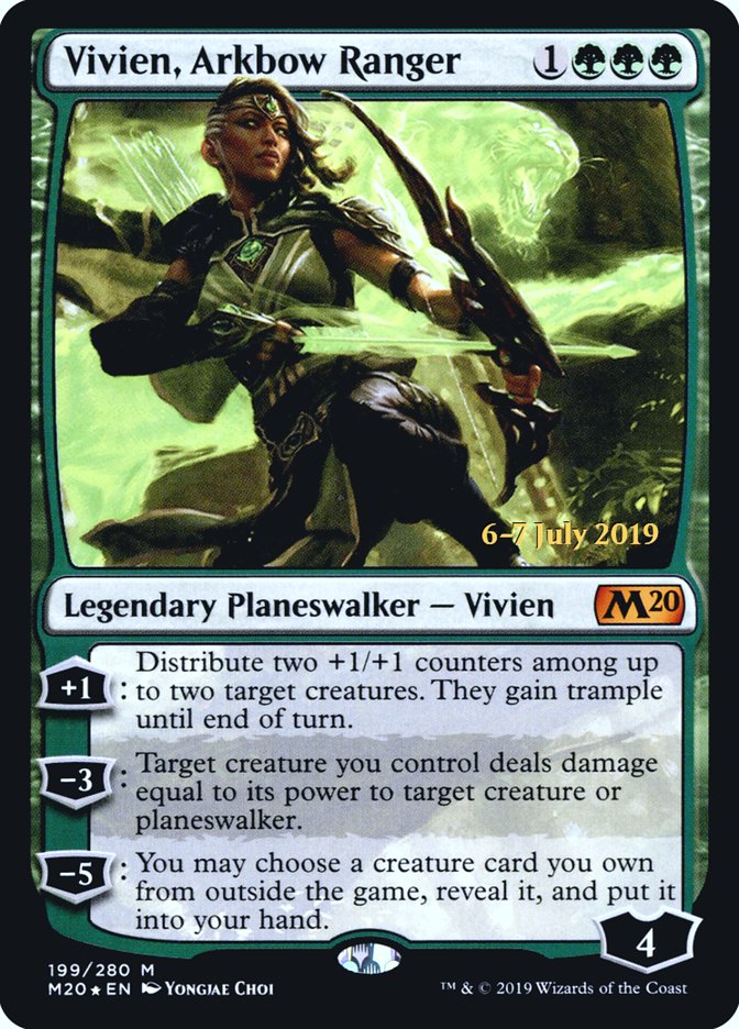 Vivien, Arkbow Ranger  [Core Set 2020 Prerelease Promos] | Exor Games Bridgewater