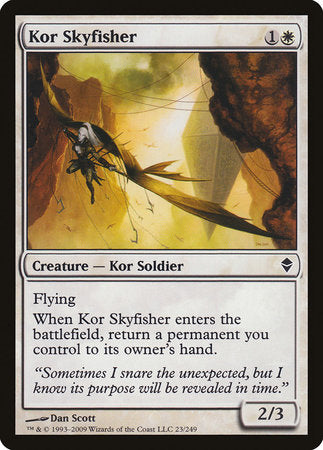 Kor Skyfisher [Zendikar] | Exor Games Bridgewater