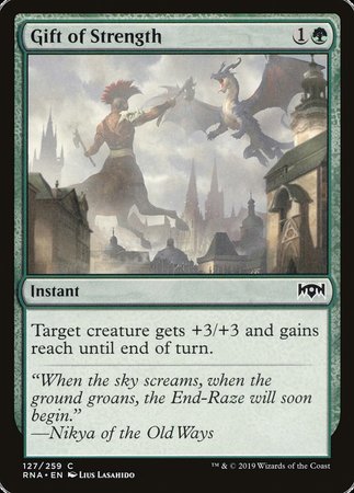 Gift of Strength [Ravnica Allegiance] | Exor Games Bridgewater