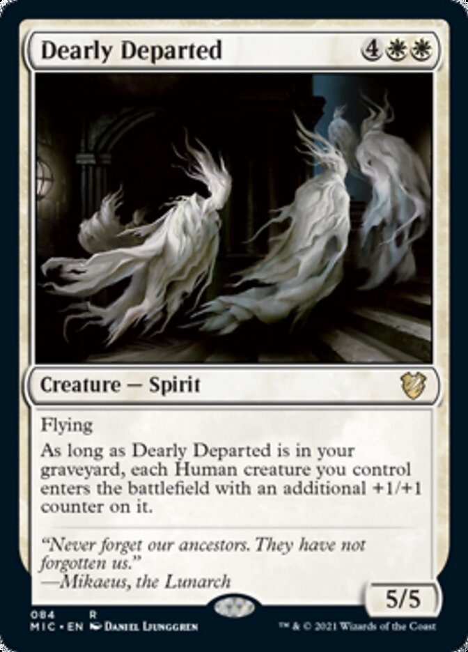 Dearly Departed [Innistrad: Midnight Hunt Commander] | Exor Games Bridgewater