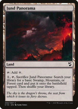 Jund Panorama [Commander 2018] | Exor Games Bridgewater