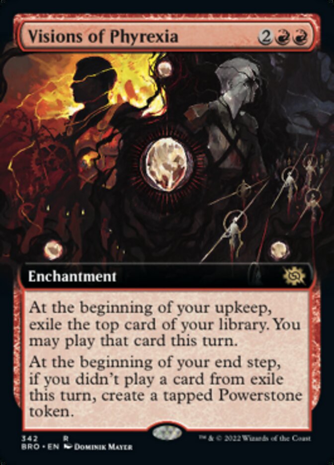 Visions of Phyrexia (Extended Art) [The Brothers' War] | Exor Games Bridgewater