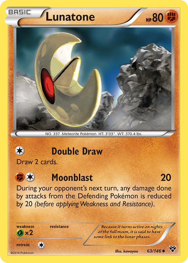 Lunatone (63/146) [XY: Base Set] | Exor Games Bridgewater
