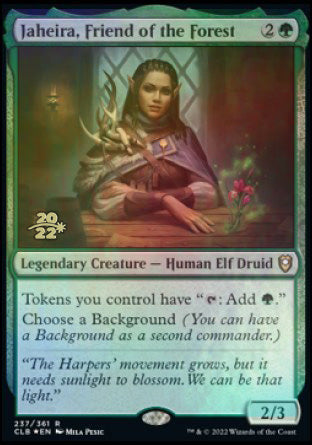 Jaheira, Friend of the Forest [Commander Legends: Battle for Baldur's Gate Prerelease Promos] | Exor Games Bridgewater