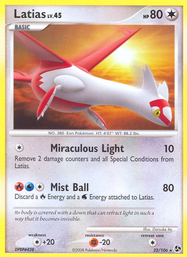 Latias (22/106) [Diamond & Pearl: Great Encounters] | Exor Games Bridgewater