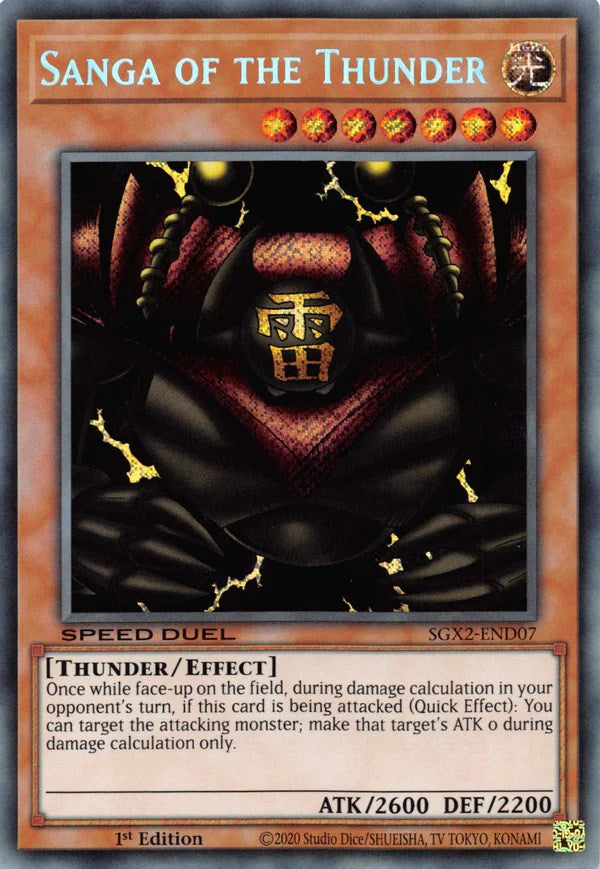 Sanga of the Thunder [SGX2-END07] Secret Rare | Exor Games Bridgewater