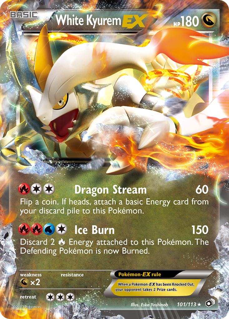 White Kyurem EX (101/113) [Black & White: Legendary Treasures] | Exor Games Bridgewater